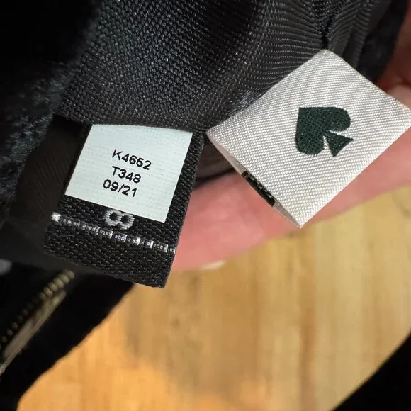 Kate Spade Crushed Velvet Baguette Shoulder Bag - Picture 3 of 5